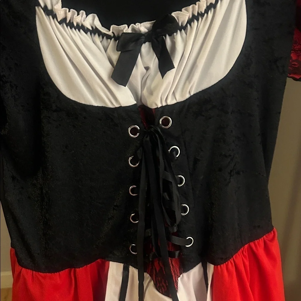 Kids Red and Black Little Red Riding hood Halloween Costume
